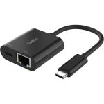 image produit Belkin Connect Adaptateur USB-C vers Ethernet + Recharge (100 W, Gigabit Ethernet, [10/100/1000] Mbits pour Une Connexion Internet Rapide, Compatible avec iPhone 16, Samsung Galaxy S24, etc.)