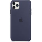image produit Apple Coque en Silicone (pour iPhone 11 Pro Max) - Bleu Nuit