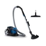 image produit Philips PowerCyclone 5 Compact Aspirateur sans Sac - Puissance 900 W, Filtre Allergy H13 Anti-Pollen, Technologie PowerCyclone, Aspiration 99,9% Poussière Fine, Brosse TriActive (FC9331/09) - livrable en France