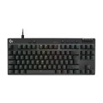 image produit Logitech G PRO X TKL RAPID, clavier gaming filaire sans pavé numérique touches analogiques magnétiques, mode de déclenchement rapide, actionnement réglable et RVB personnalisable - FRA AZERTY - Noir