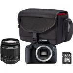 image produit Canon EOS 2000D BK 18-55 is + SB130 +16GB EU26 Kit d'appareil-Photo SLR 24,1 MP CMOS 6000 x 4000 Pixels Noir - Appareils Photos numériques (24,1 MP, 6000 x 4000 Pixels, CMOS, Full HD, Noir)