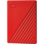 image produit WD - My Passport 2To Rouge - Disque dur externe portable avec sauvegarde automatique et protection par mot de passe, compatible PC, Xbox et PS4