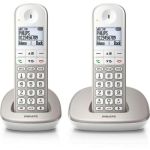 image produit PHILIPS DECT Téléphone XL Duo sans Répondeur XL4902S/34 Argent