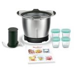 image produit Moulinex Mini Bol + 4 Pots en verre Bébé pour gamme Companion XF387E10