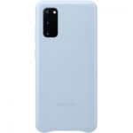 image produit Samsung EF-VG980 Housse en cuir pour Galaxy S20|S20 5G, Bleu Ciel