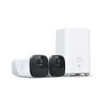 image produit eufy eufyCam outdoor 2 Pro Caméra de sécurité IP Extérieure Cosse Mur Blanc, Ensemble de 3 pièces