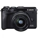image produit Canon EOS M6 Mark II Kit + Objectif EF-M 15-45 is STM + viseur EVF - livrable en France