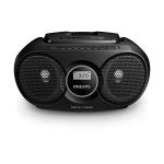 image produit Philips Audio - AZ215B/12 Lecteur CD (Dynamic Bass Boost, Tuner Numérique FM, 3 Watts, Entrée Audio) Noir