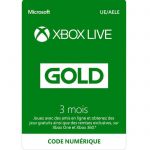 image produit Abonnement Xbox Live 3 mois à télécharger