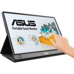 image produit ASUS Zenscreen Touch MB16AMT - Ecran portable tactile 15,6" FHD - Télétravail ou gaming - Utilisation via USB-C ou USB-A + Micro HDMI - Batterie intégrée (4h) - Dalle IPS - 250cd/m² - Haut-parleurs