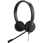 image produit Jabra Evolve 20 Stereo Headset – Casque Filaire pour VoIP Softphone avec Annulation Passive du Bruit – Câble USB avec Contrôleur – Noir - livrable en France