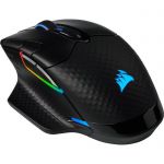 image produit Corsair DARK CORE RGB PRO, souris gaming sans fil FPS/MOBA avec technologie SLIPSTREAM, noire, rétroéclairée RGB LED, 18 000 DPI, optique