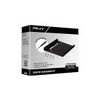 image produit PNY Kit de montage pour SSD ou HDD 2,5" avec baie interne, baie externe USB 3.0 et logiciel de clonage.