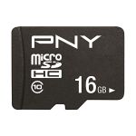 image produit PNY Performance Plus Carte mémoire microSDHC 16 Go, Classe 10 + Adaptateur SD