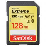 image produit Carte mémoire SDXC SanDisk Extreme 128 Go jusqu'à 150 Mo/s, Classe 10, U3, V30