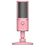 image produit Razer Seiren X Quartz - Microphone à Condensateur USB Compact (Rose) avec Amortisseur Intégré et Motif d'Enregistrement Supercardioïde pour Diffuseur et Streamer