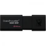 image produit Kingston DataTraveler 100 G3-DT100G3/64GB USB 3.0 Clé USB , 64 GB, Noir