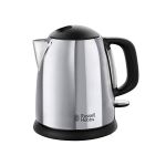 image produit Russell Hobbs Bouilloire Electrique [Compacte] Victory (1 L, 2400W, Design Acier Brillant, Ebullition Rapide, Niveau d'eau Visible, Marqueurs 1/2/3 tasses, Filtre Anticalcaire amovible) 24990-70