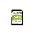 image produit Kingston SDS2/64GB Canvas Select Plus Carte SD Class 10 UHS-I 64 Go