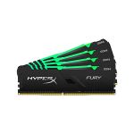 image produit HyperX Fury HX430C15FB3AK4/32 Mémoire RAM DIMM DDR4 32GB (Kit 4x8GB) 3000MHz CL15 1Rx8 RGB - livrable en France