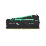 image produit HyperX Fury HX434C16FB3AK2/16 Mémoire RAM DIMM DDR4 16GB (Kit 2x8GB) 3466MHz CL16 1Rx8 RGB - livrable en France