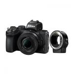 image produit Nikon Hybride Z50 + objectif Z DX 16-50mm f/3.5-6.3 VR + bague d'adaptation FTZ