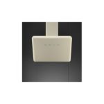 image produit Hotte decorative murale Smeg KFAB75CR - Hotte aspirante Pan incliné - largeur 75 cm - Débit d'air maximum (en m3/h) : 797 - Niveau sonore Décibel mini. / maxi. (en dBA) : 50 / 72