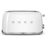 image produit Smeg TSF02WHEU Grille-pain, 1500 W, Blanc