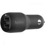 image produit Belkin Chargeur de Voiture à Deux Ports USB (24 W) avec Câble Micro-USB