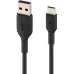 image produit Belkin Câble USB-C (Câble de Recharge Boost Charge USB-C vers USB, Câble USB Type-C pour Note10, S10, Pixel 4, iPad Pro, Nintendo Switch, etc 2 m, Noir)