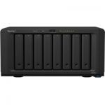 image produit Synology Disk Station DS1819+ - Serveur NAS - 8 Baies - SATA 6Gb/s - Raid 0, 1, 5, 6, 10, JBOD - RAM 4 Go - Gigabit Ethernet - iSCSI Noir - livrable en France