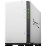 image produit Synology DS218j NAS de bureau 2 baies, Marvell double cœur, 512 Mo de DDR3, SATA3 2.5 "/ 3.5", 1xFast Ethernet, 2xUSB 3.0 - livrable en France