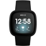 image produit Fitbit Versa 3 Black Smartwatch Unisex-Adult, Noir, One