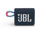 image produit JBL GO 3 – Enceinte Bluetooth portable et légère, aux basses intenses et au style audacieux – Étanche à l’eau et à la poussière – Autonomie 5 hrs – Bleu / Rose - livrable en France