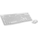 image produit Logitech MK295 Ensemble Souris Clavier sans Fil – SilentTouch, pavé numérique, Boutons Raccourci, Suivi Optique, récepteur USB Nano, Souris sans Fil zéro Latence, Clavier AZERTY Français - Blanc
