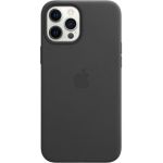 image produit Apple Coque en Cuir avec MagSafe (pour iPhone 12 Pro Max) - Noir