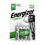 image produit Energizer Recharge Power Plus - Piles Rechargeables AAA (Lot de 4) - 700 mAh NiMH - pré-chargées - Puissance Longue durée - 1000 Cycles - Emballage 100% Recyclable et sans Plastique