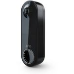 image produit Arlo Vidéo Doorbell Sans fils Noire (caméra HD 1080p HD, audio bidirectionnel, détection de paquet, de mouvement et alertes, sirène intégrée, vision nocturne) AVD2001B
