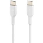 image produit Belkin Câble de recharge USB-C vers USB-C Boost Charge (câble USB Type-C pour Samsung, Pixel, iPad Pro, etc. ; 1 m, blanc)