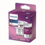 image produit Philips ampoule LED Spot GU10 50W Blanc Neutre, Verre, Lot de 2 - livrable en France