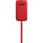 image produit Apple Housse en Cuir avec MagSafe (pour iPhone 12 Pro Max) - (Product) Red