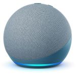 image produit [Pack] Amazon Echo Dot (4e génération), Bleu-gris + Philips Hue White ampoule connectée (E27)