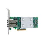 image produit QLogic 16Gb FC Dual-Port HBA (Enhanced Gen 5) - Adaptateur de Bus hôte - PCIe 3.0 x8 Profil Bas - 16Gb Fibre Channel x 2 - pour NeXtScale nx360 M5, System x35XX M5, x3750 M4, x3850 X6, x3950 X6, Thin