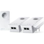 image produit Devolo Magic 1 WiFi : Pack de 3 adaptateurs CPL 1200 Mbps et Wi-Fi AC MESH avec ports Fast Ethernet