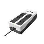 image produit Eaton Onduleur Parafoudre Eaton 3S 550 IEC - Off-line UPS - Alimentation Sans Interruption - Puissance 550VA (8 prises IEC, Parasurtenseur, Silencieux) - Interface USB (câble inclus) - Noir&Blanc