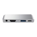 image produit Hub USB Satechi HUB USB-C 4 EN 1argent pour iPad Pro