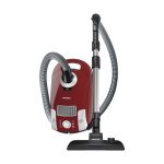 image produit Miele Compact C1 Ecoline aspirateur traîneau avec sac et aspiration basse consommation, filtre AirClean+, tube télescopique et brosse universelle, couleur Rouge Mangue