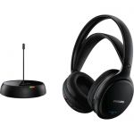 image produit Philips SHC5200/10 Casque TV Sans Fil, Casque HiFi (Supra-auriculaire, Haut-parleur 32 mm, Transmission FM Sans Fil, Conception Ultralégère et Confortable, Entièrement Rechargeable) Noir - livrable en France