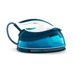 image produit Philips Centrale vapeur PerfectCare Compact 6.5 bars - 120-400 g/mn GC7840/20 Bleu Blanc
