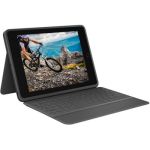 image produit Logitech Rugged Folio - Étui clavier de protection pour iPad (7e gén.) avec Smart Connector - Clavier AZERTY Français - livrable en France